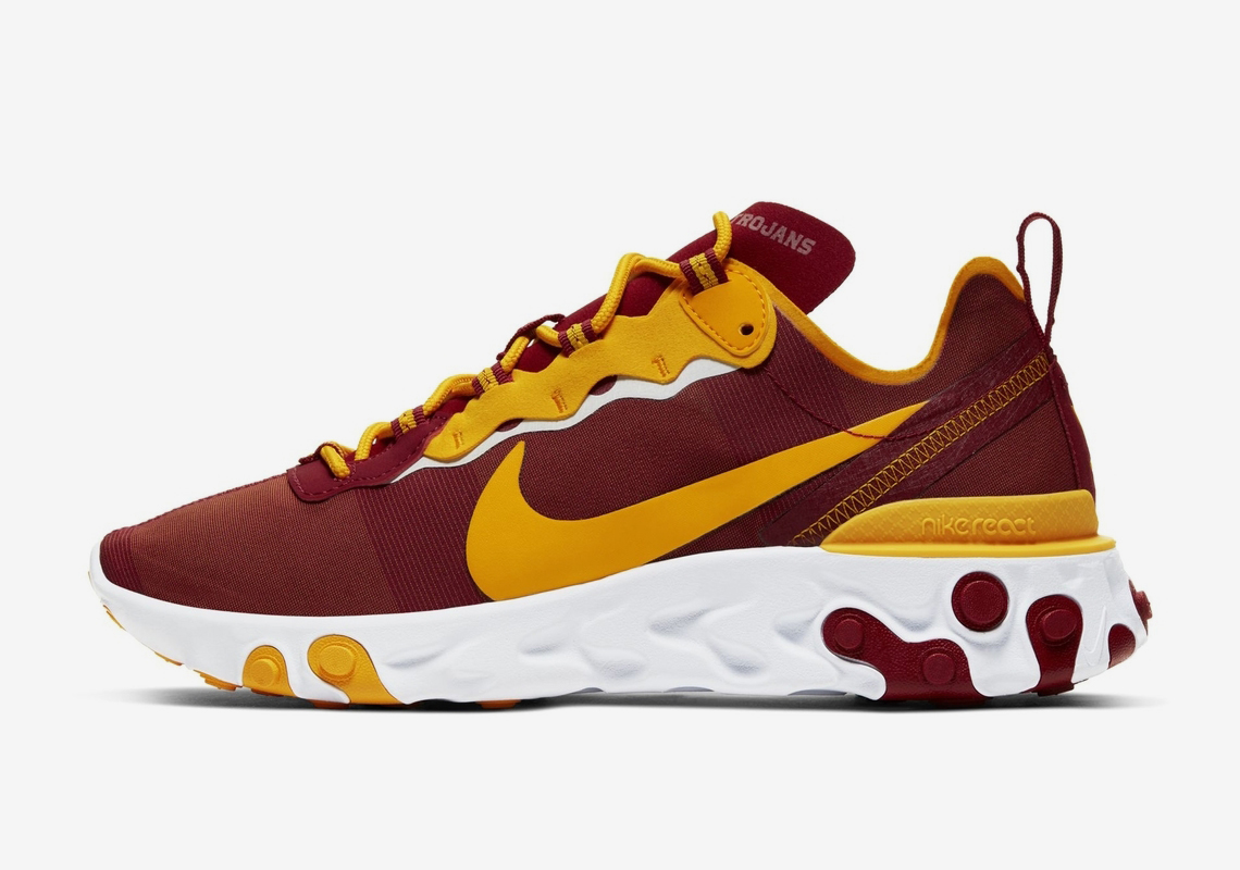 The USC Trojans Receive A Nike React Element 55