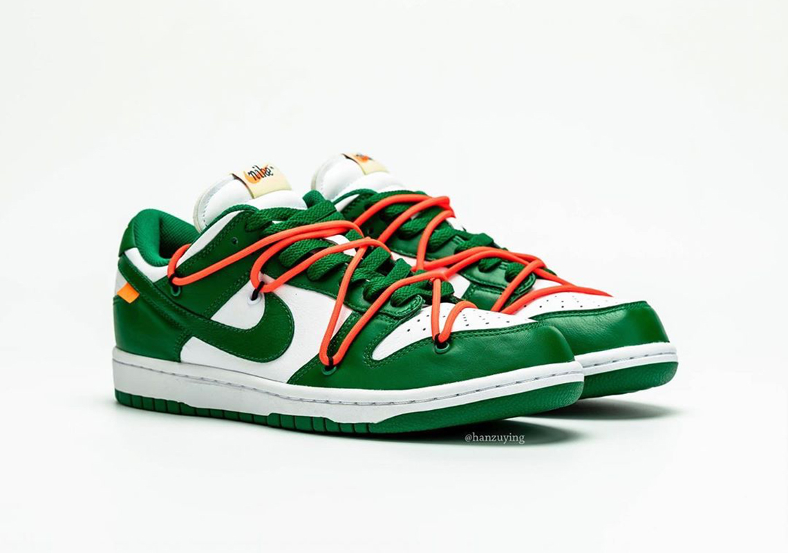 Off White Nike Dunk Low Pine Green Ct0856 100 6