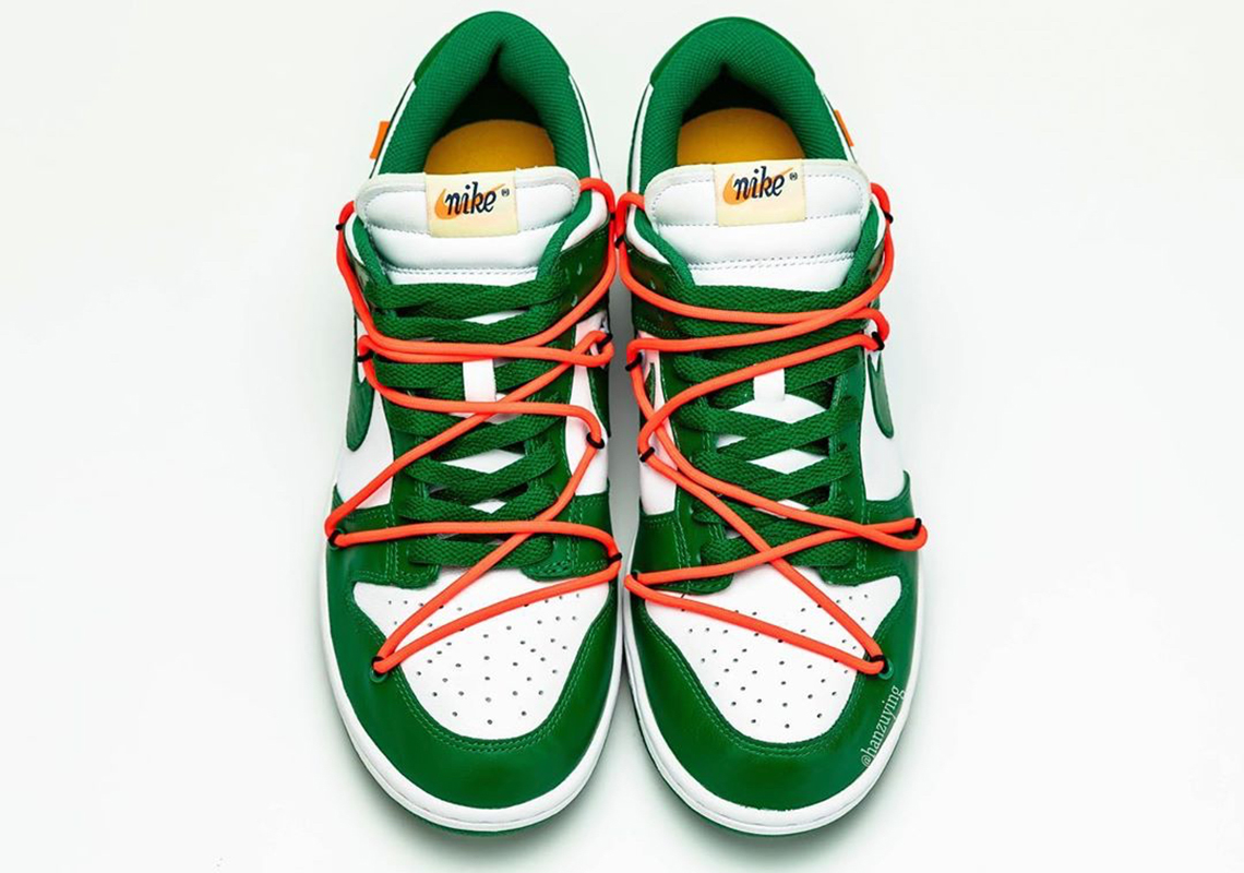 Off White Nike Dunk Low Pine Green Ct0856 100 8