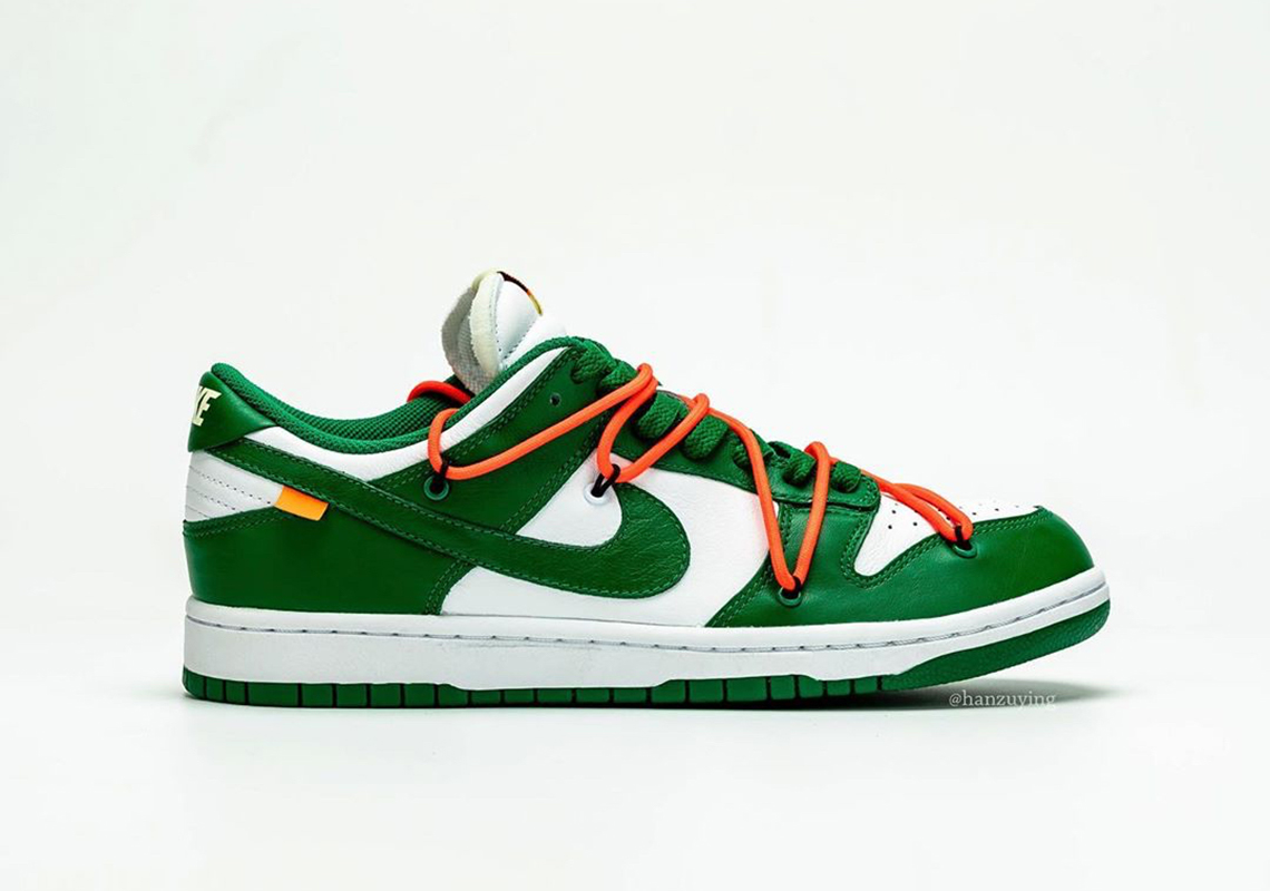 Off White Nike Dunk Low Pine Green Ct0856 100 9