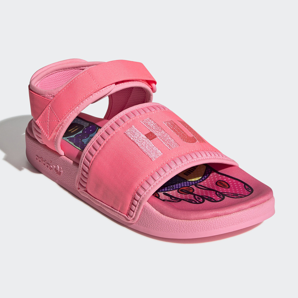 Pharrell Adidas Adilette Sandal Pink Fu7612 2