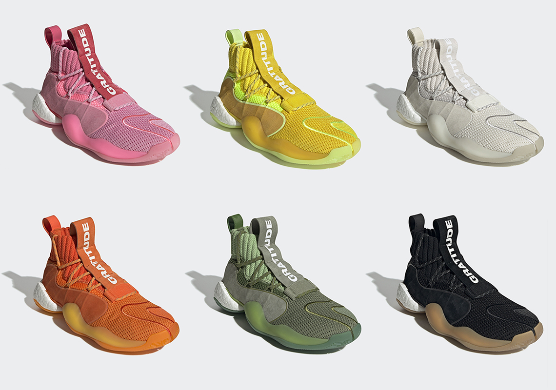 Pharrell's adidas Crazy BYW X Returns With Six New "Gratitude" Colorways