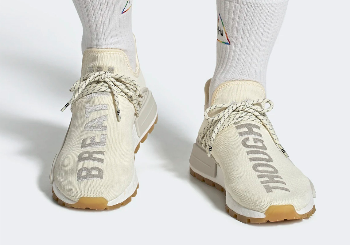 Pharrell Brings Cream White To The adidas NMD Hu TR