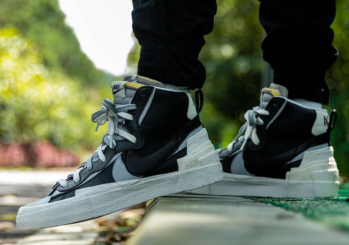 Sacai Nike Blazer Black Bv0062 002 4