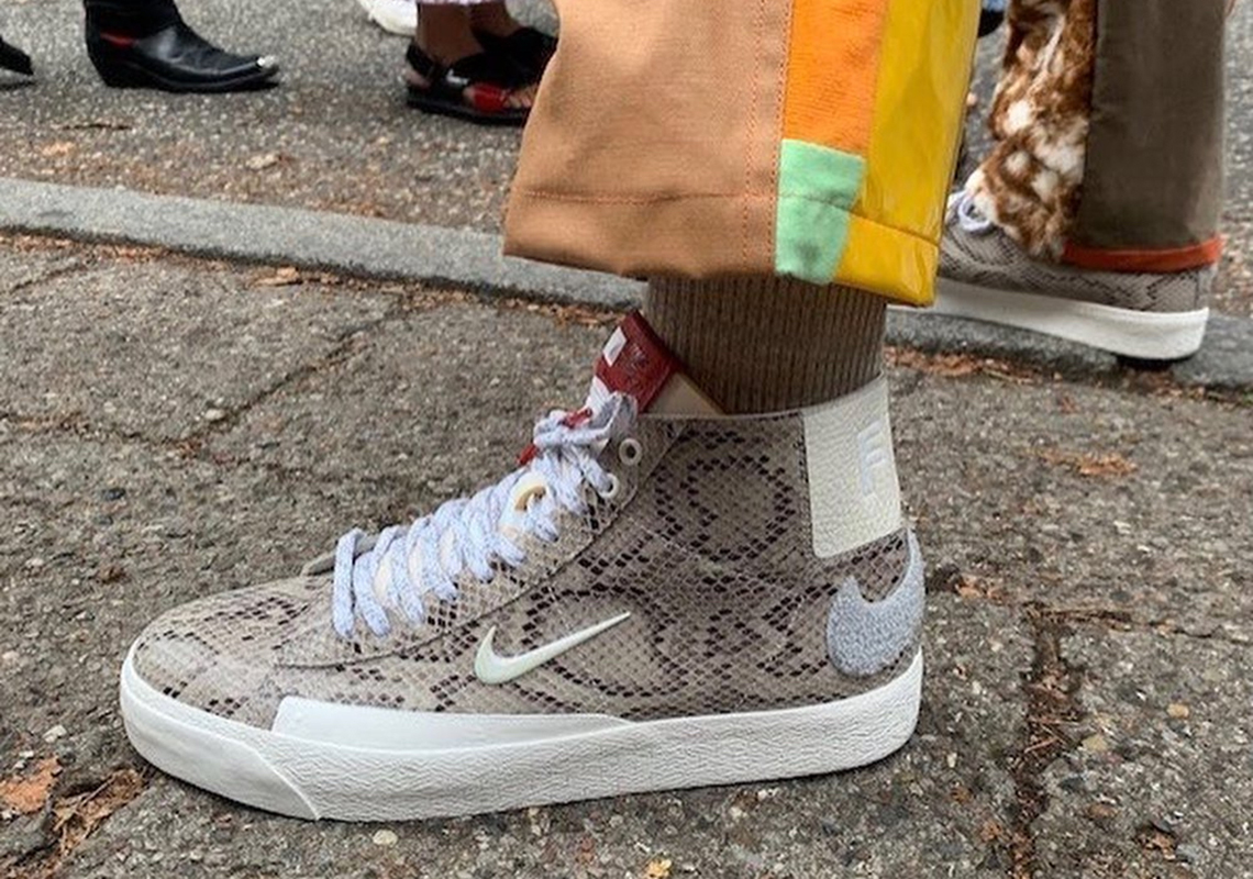 Soulland Nike Sb Blazer Mid Snakeskin 3