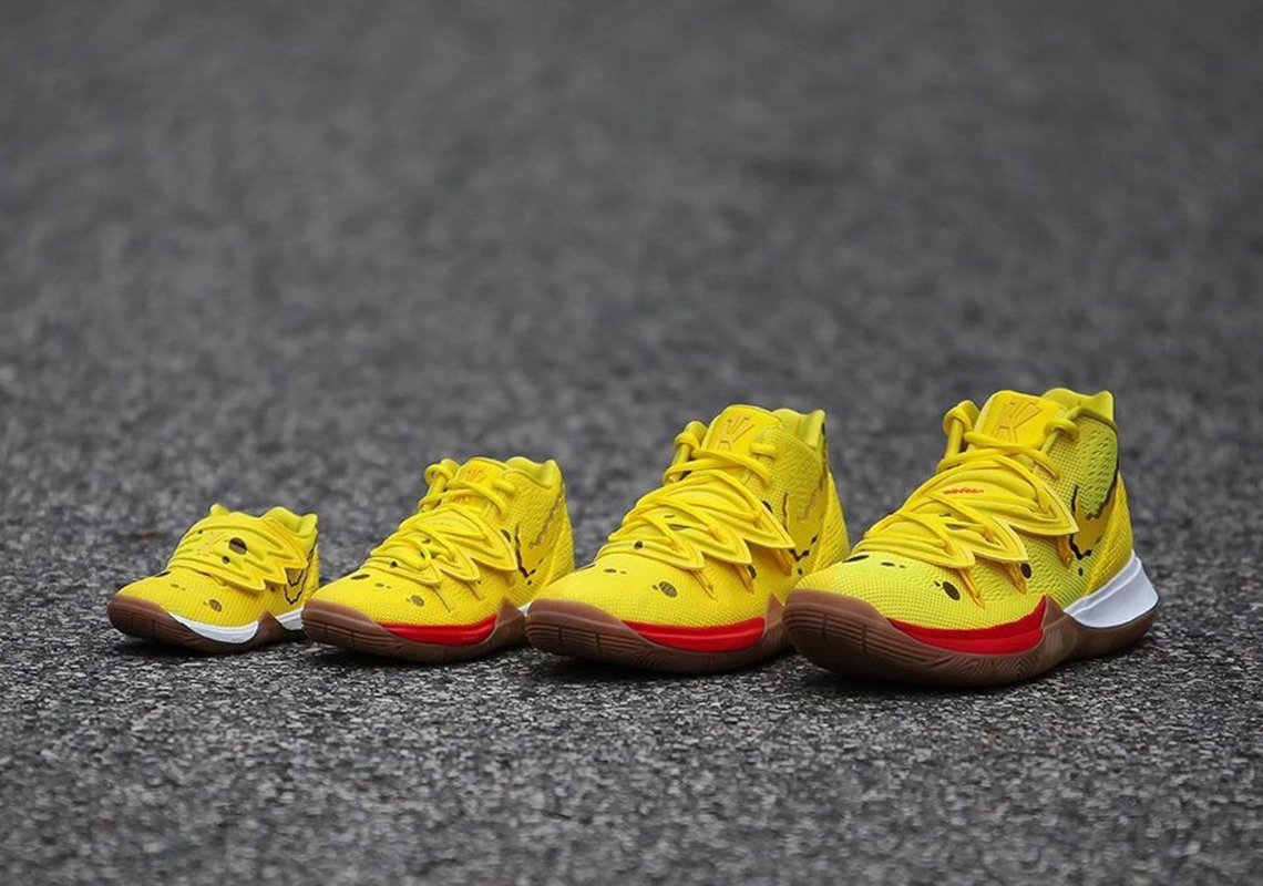 Spongebob Nike Kyrie Full Family Sizes 4