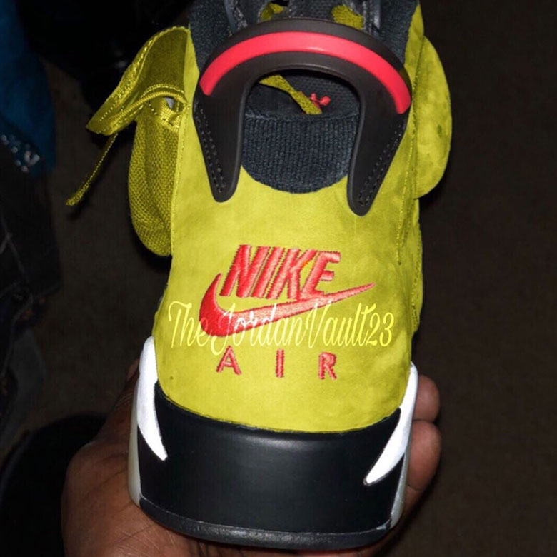 Travis Scott Air Jordan 6 Yellow 2