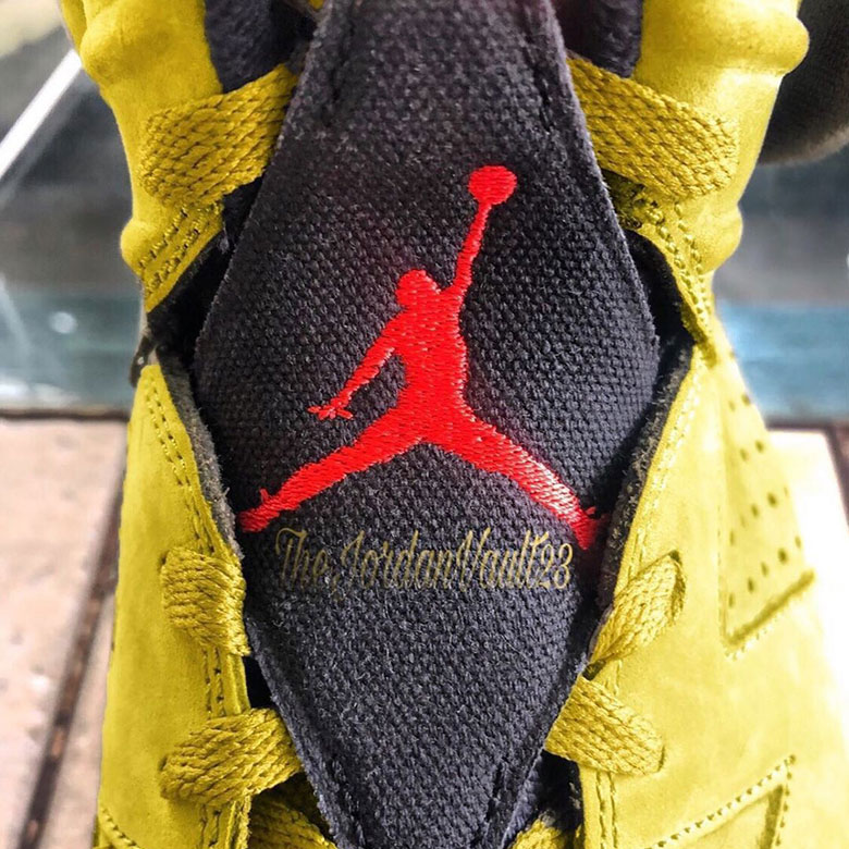 Travis Scott Air Jordan 6 Yellow 3