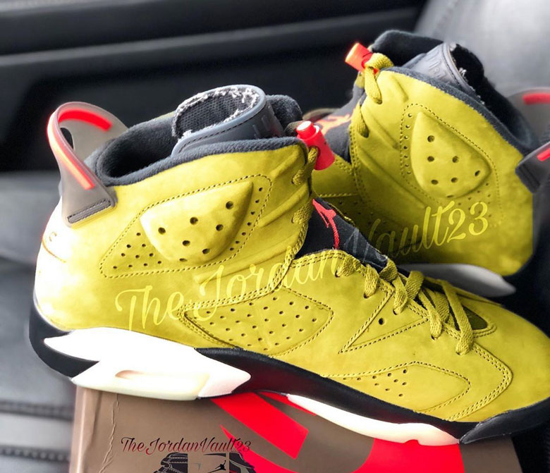 Travis Scott Air Jordan 6 Yellow 4