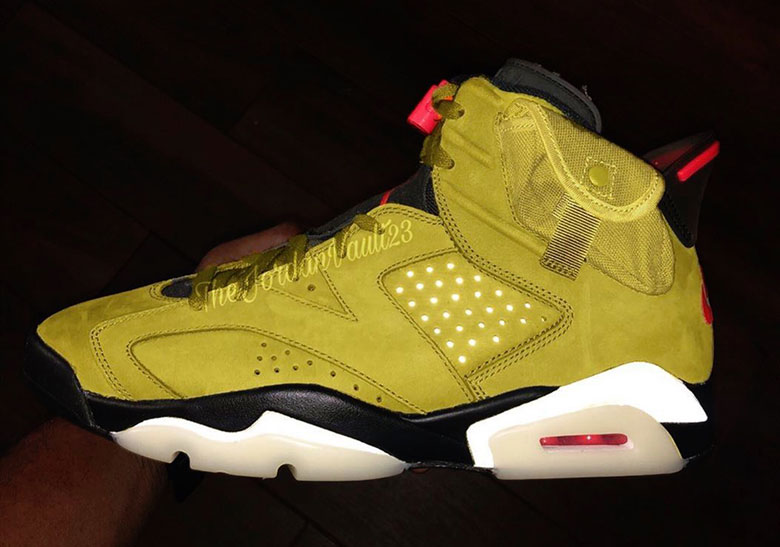 Travis Scott Air Jordan 6 Yellow 5