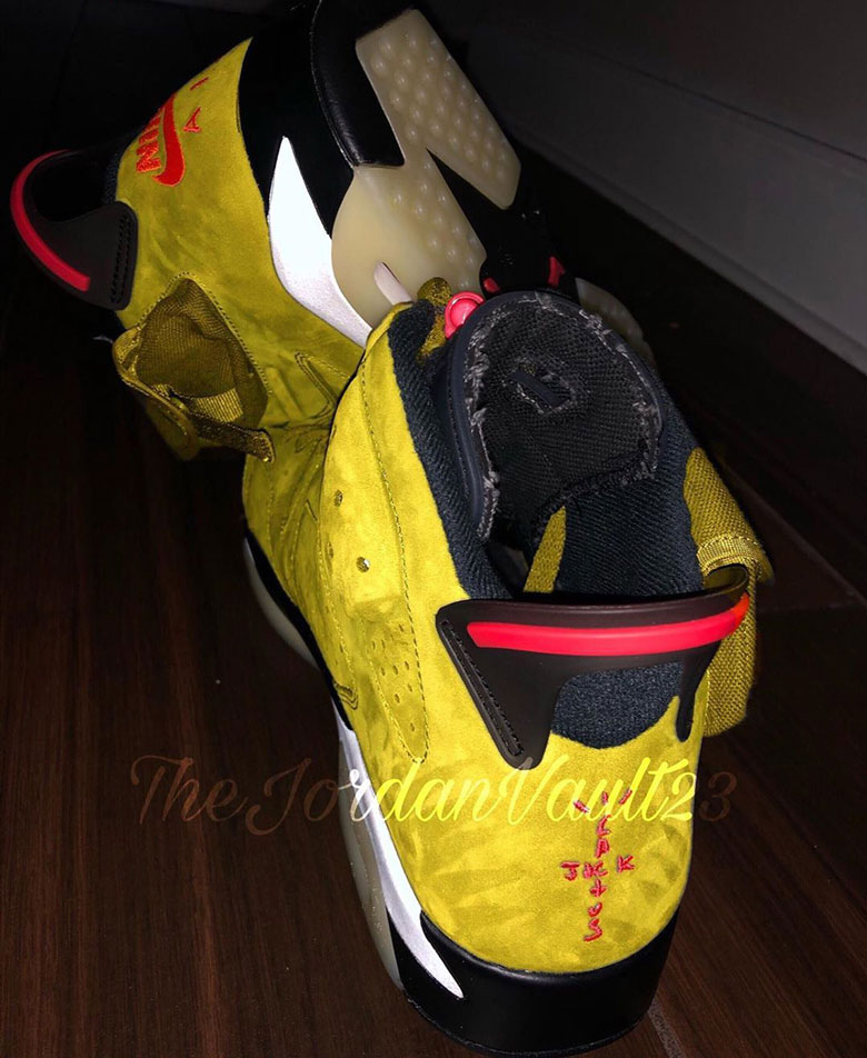 Travis Scott Air Jordan 6 Yellow 6