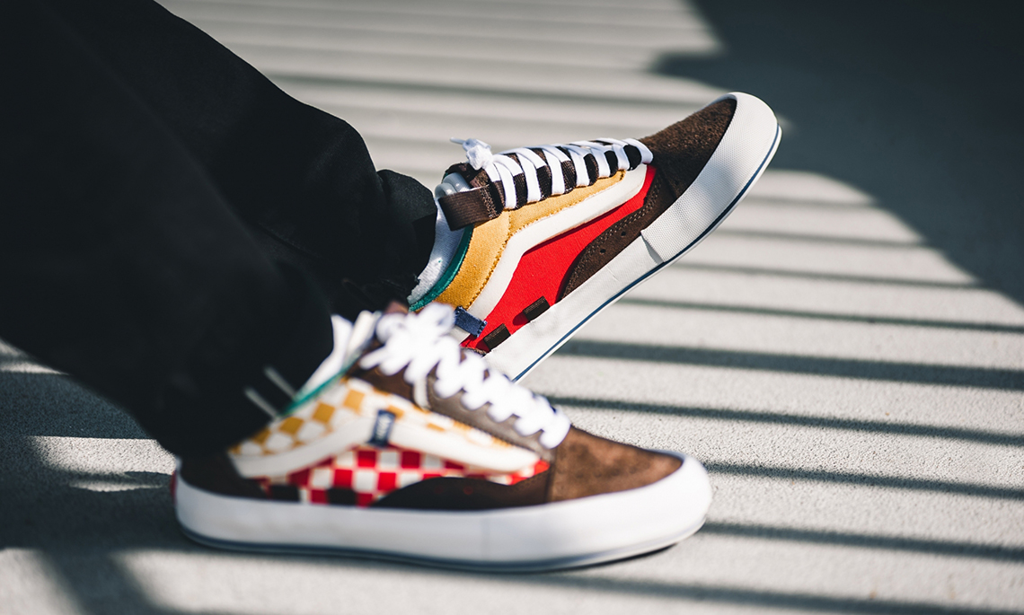 Vans Old Skool Cap Lx Regrind Multicolor Brown 2