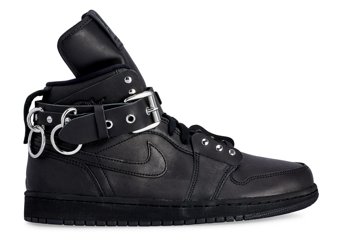 Comme Des Garcons Homme Plus Air Jordan 1 Black 4