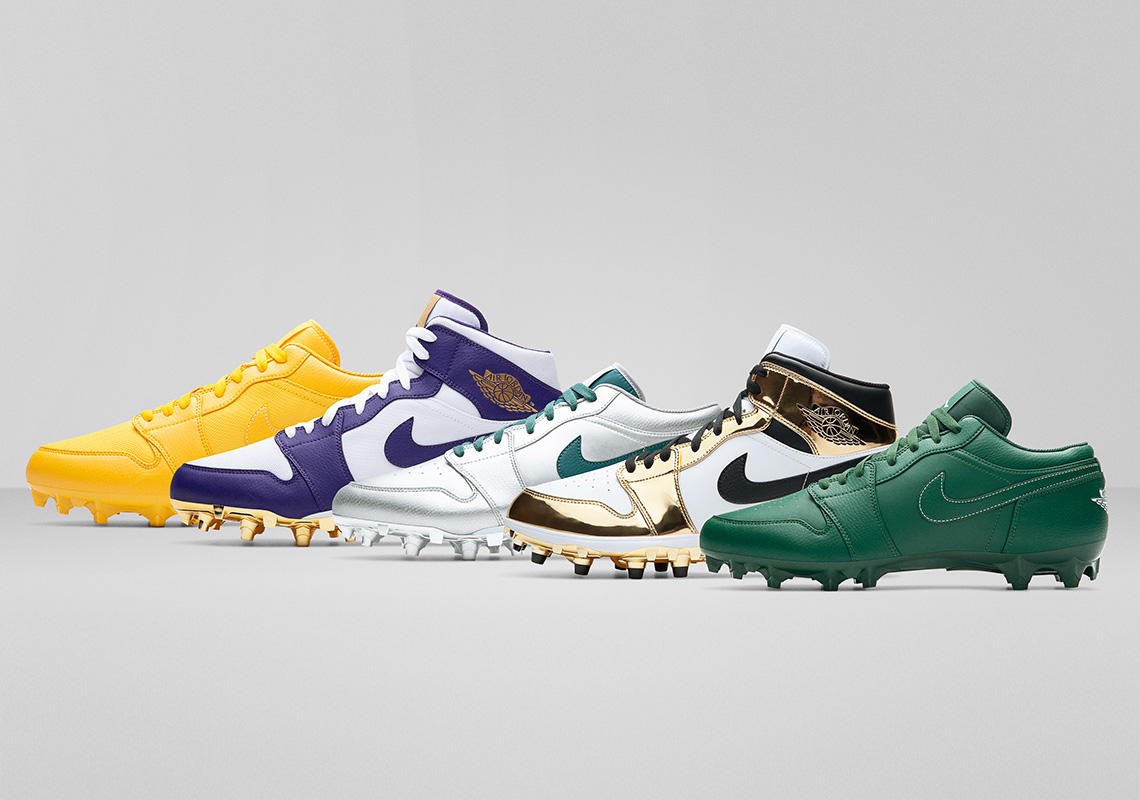 Jordan Brand Unveils Air Jordan 1 PE Cleats For NFL Week 1