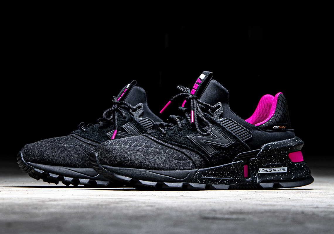 New Balance Ms997sbp Black Pink 1