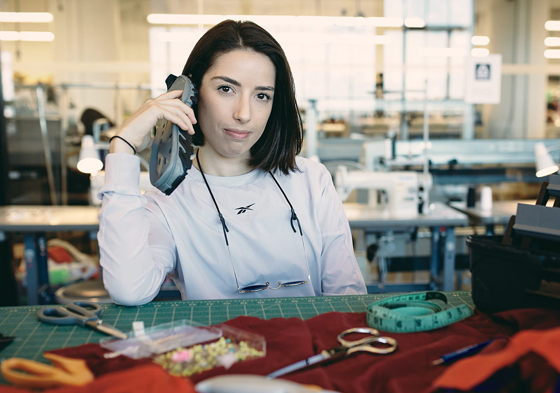 Nicole Mclaughlin Reebok Upcycling 2