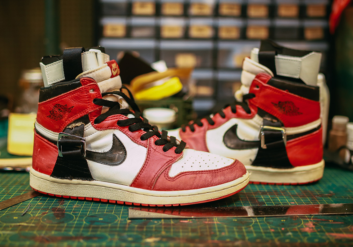 Michael Jordan's Injury Rehab Air Jordan 1s Get Replicated By Customizer SBTG