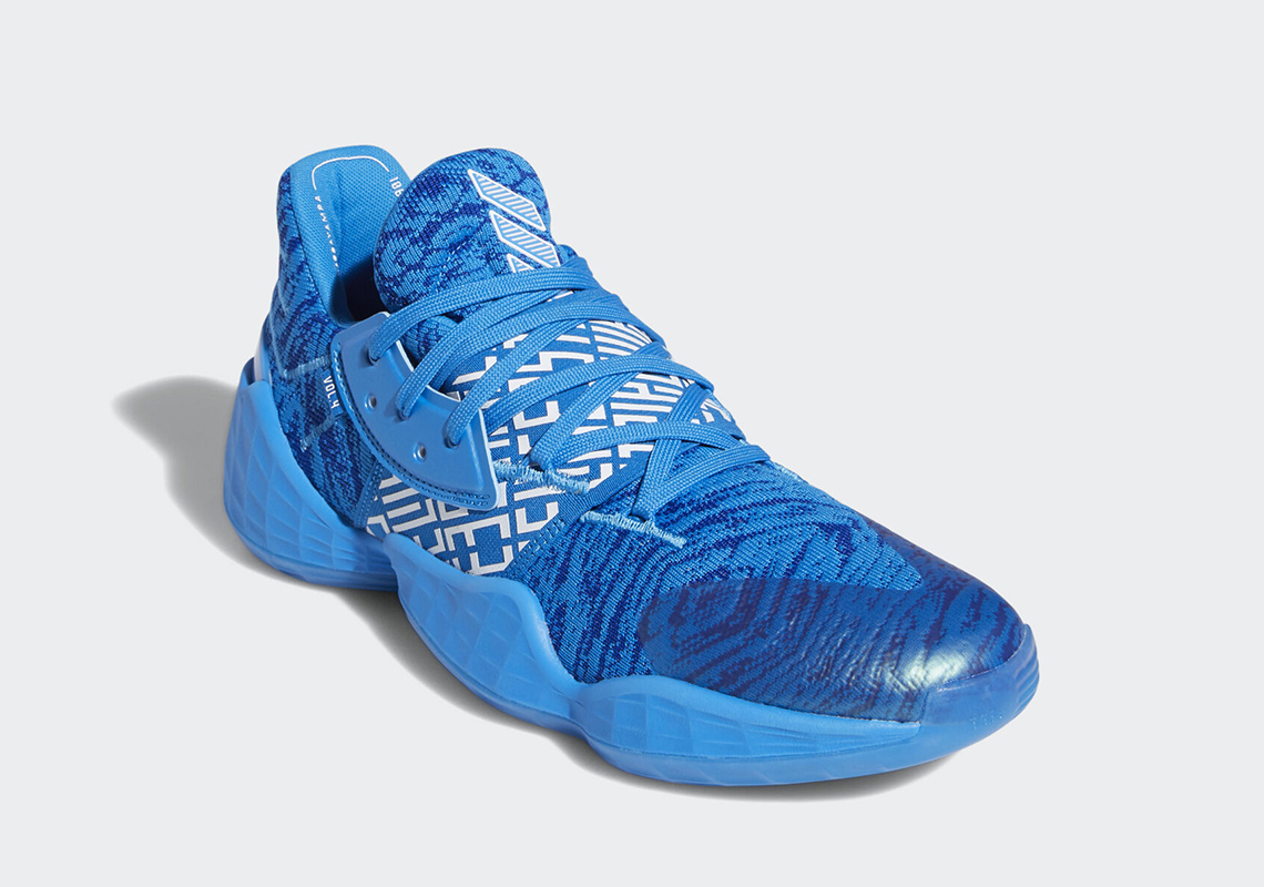 Adidas Harden Vol 4 Blue Eh2408 2