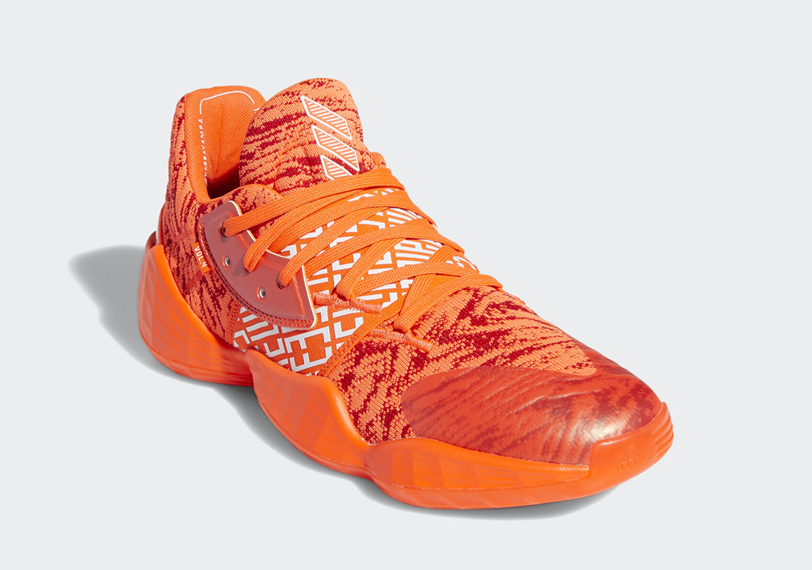 Adidas Harden Vol 4 Orange Eh2409 3