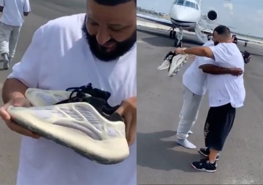 Kanye West Gives adidas Yeezy Boost 700 v3 To DJ Khaled