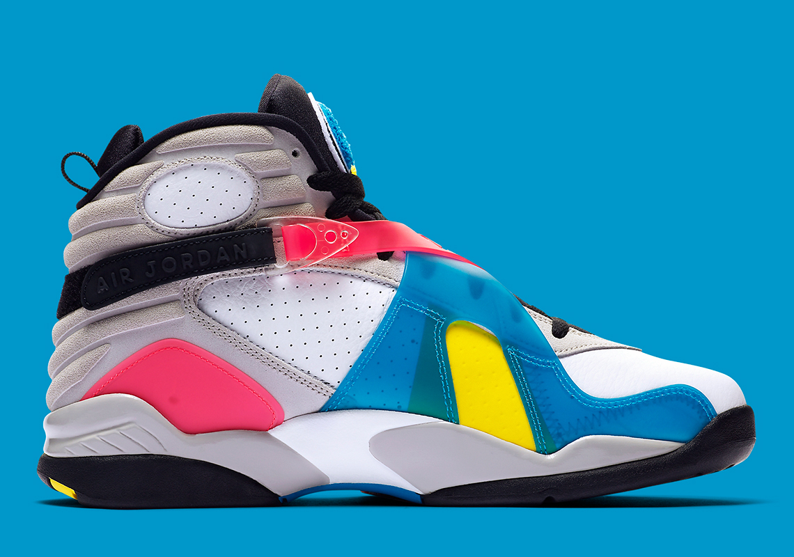 Air Jordan 8 Multi Color Bq7666 100 1