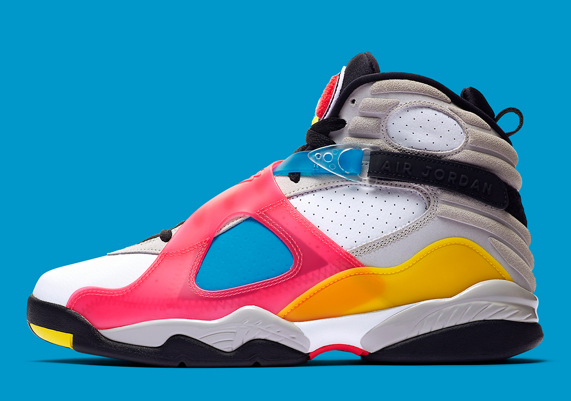 Air Jordan 8 Multi Color Bq7666 100 2