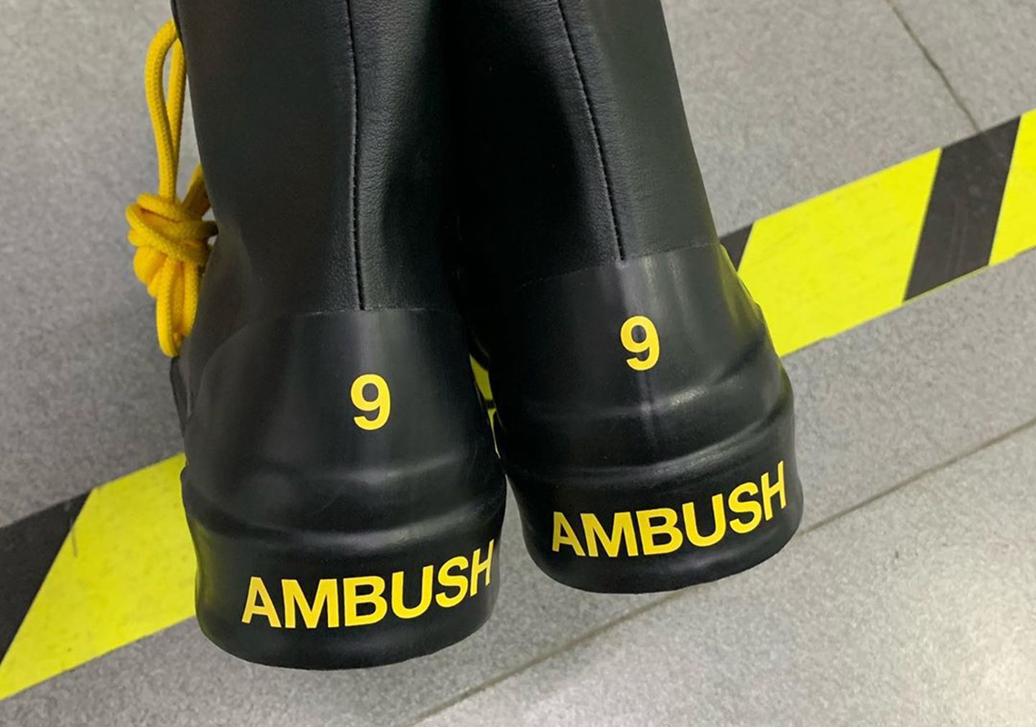 Ambush Converse Chuck Taylor Black Yellow 1