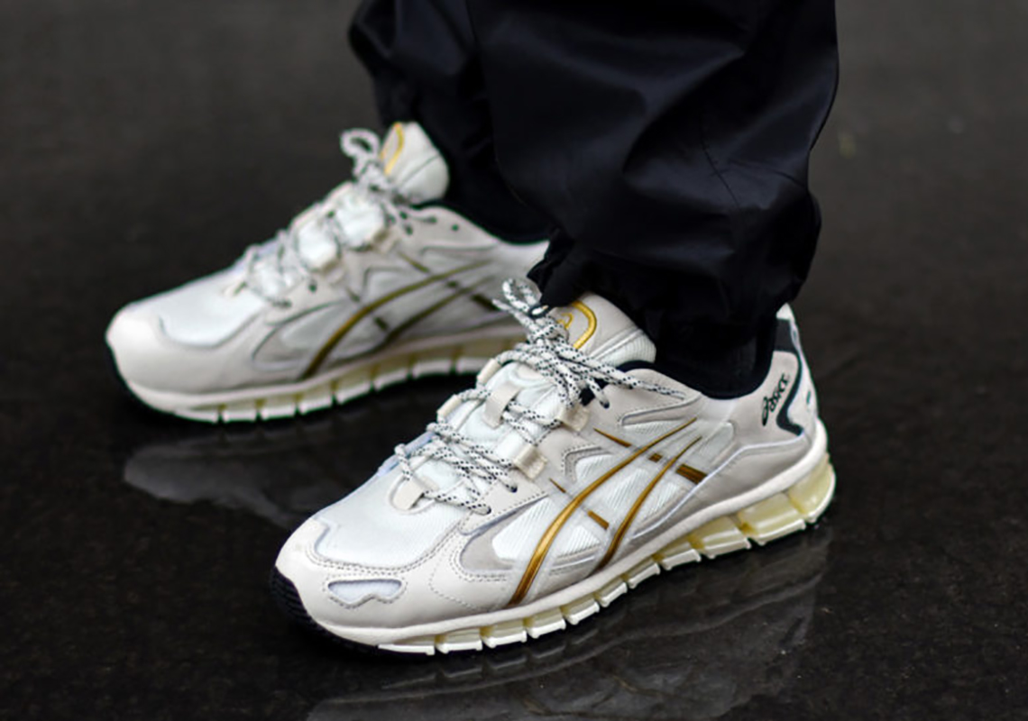 Asics Gel Kayano 5 360 White Gold 3 4