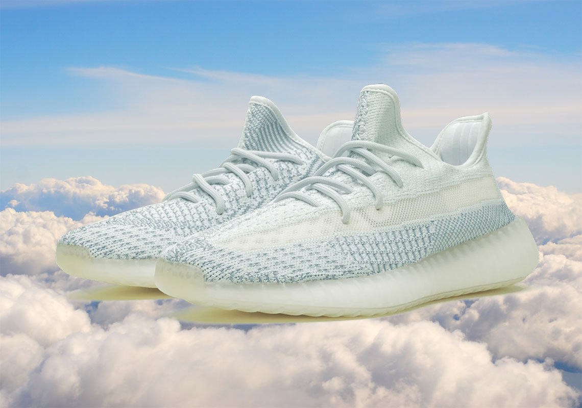 Cloud White Yeezy Shoes 4