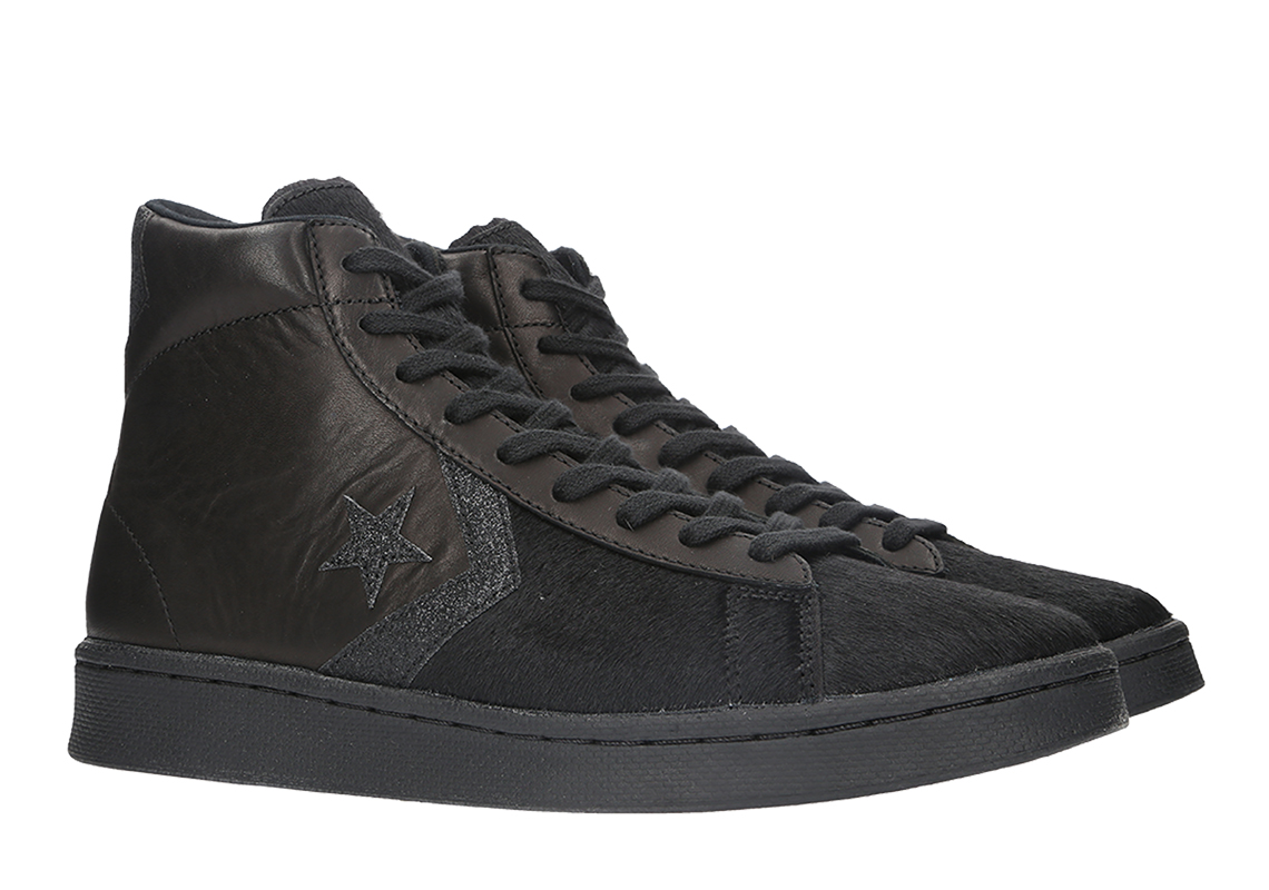 Converse Pro Leather Pony Hair Black 1