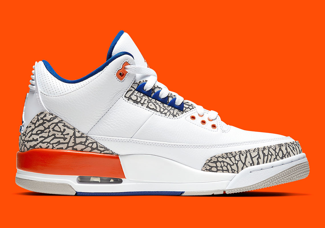 Jordan 3 Knicks Orange Blue 136064 148 4