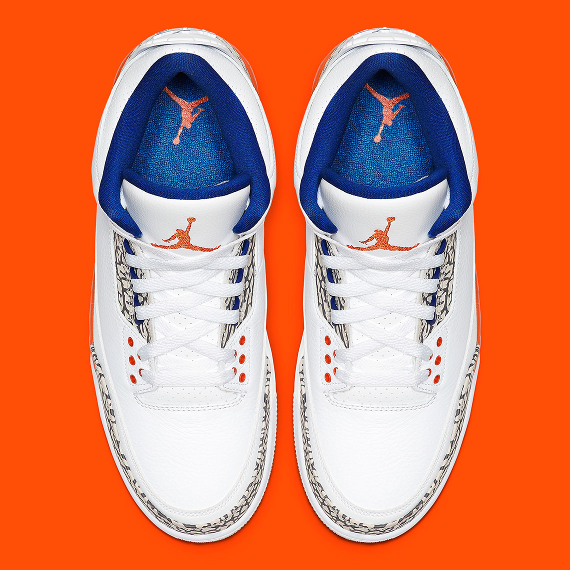 Jordan 3 Knicks Orange Blue 136064 148 6