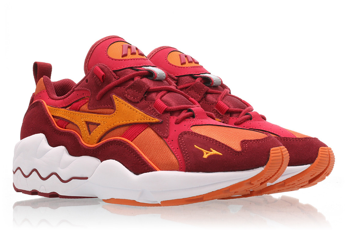 Mizuno Wave Rider 1 Pumpkin Orange Red 3