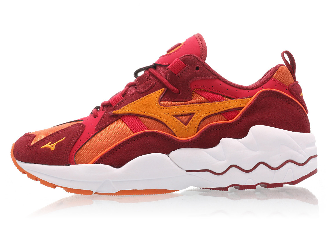 Mizuno Wave Rider 1 Pumpkin Orange Red 5