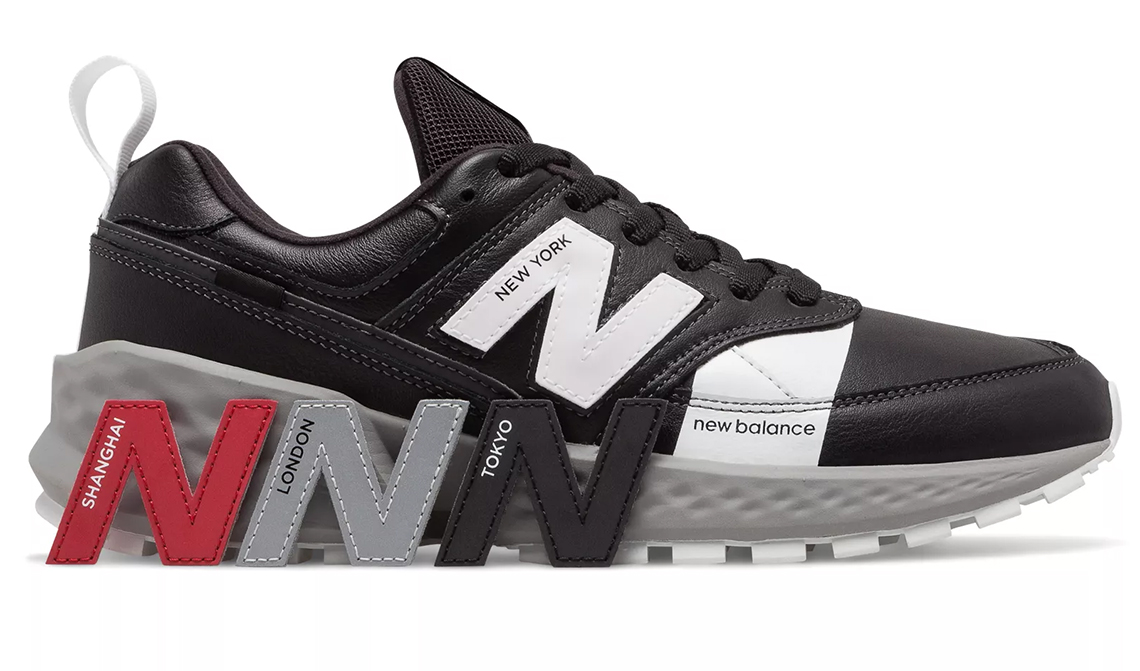 New Balance 574s Flight Path Black White 3