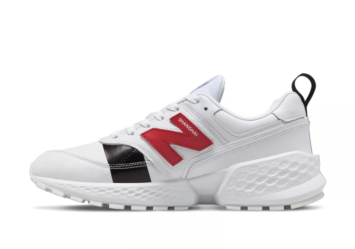 New Balance 574s Flight Path White Black 1