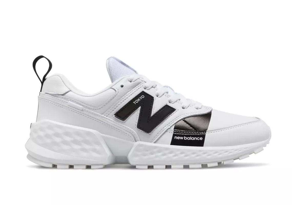 New Balance 574s Flight Path White Black 4