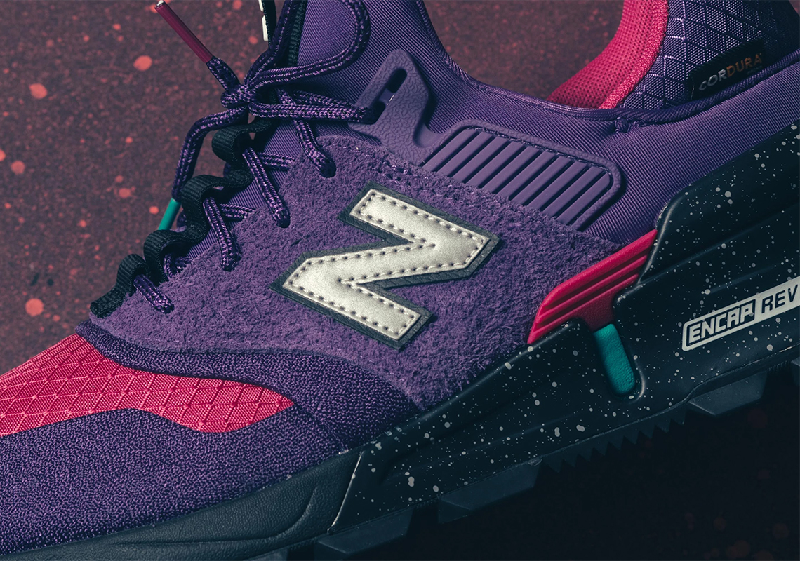 New Balance 997s Cordura Purple Pink Turquiose 2