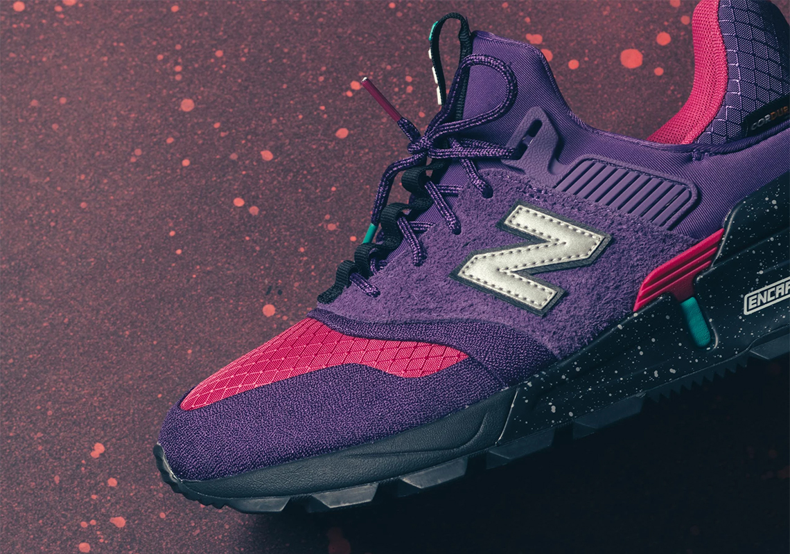 New Balance 997s Cordura Purple Pink Turquiose 3