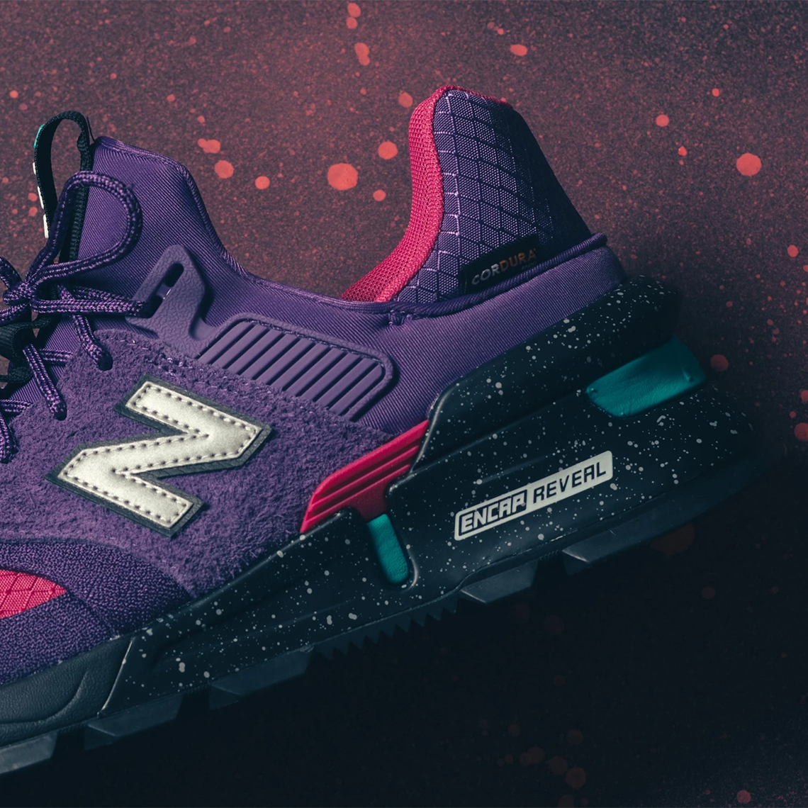 New Balance 997s Cordura Purple Pink Turquiose 4