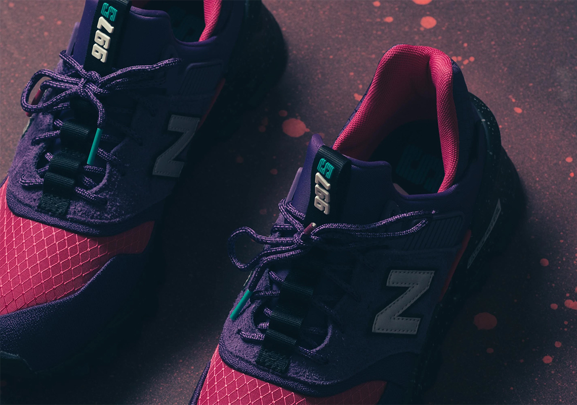 New Balance 997s Cordura Purple Pink Turquiose 6