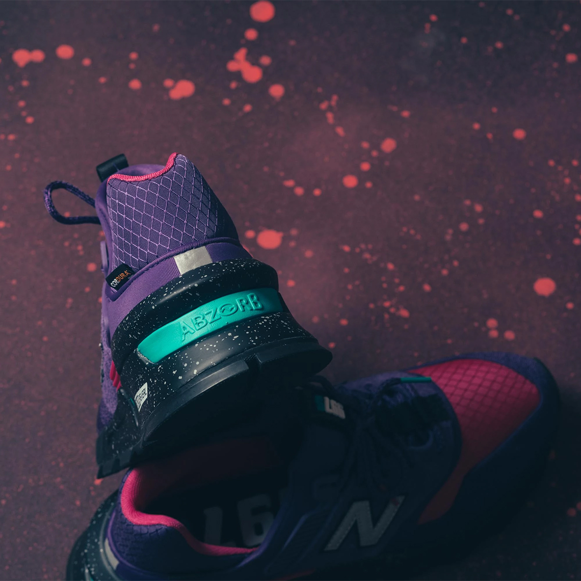 New Balance 997s Cordura Purple Pink Turquiose 7