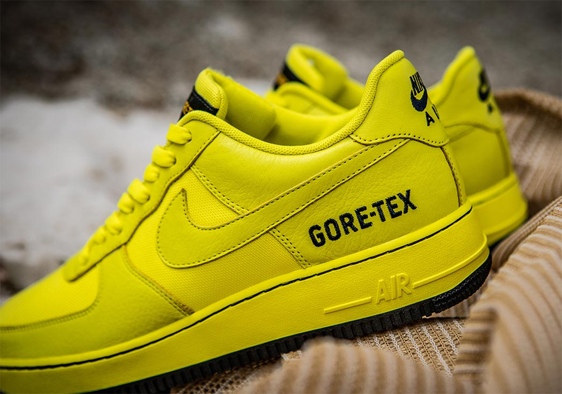 The Nike Air Force 1 "Gore-Tex" Gets A Hazard Yellow Colorway