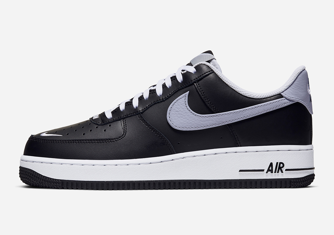 Nike Air Force 1 Low Swoosh Pack Black White 1