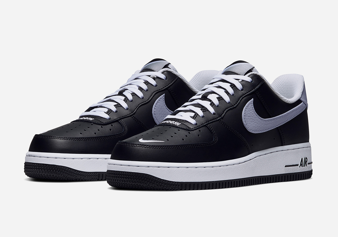 Nike Air Force 1 Low Swoosh Pack Black White 2