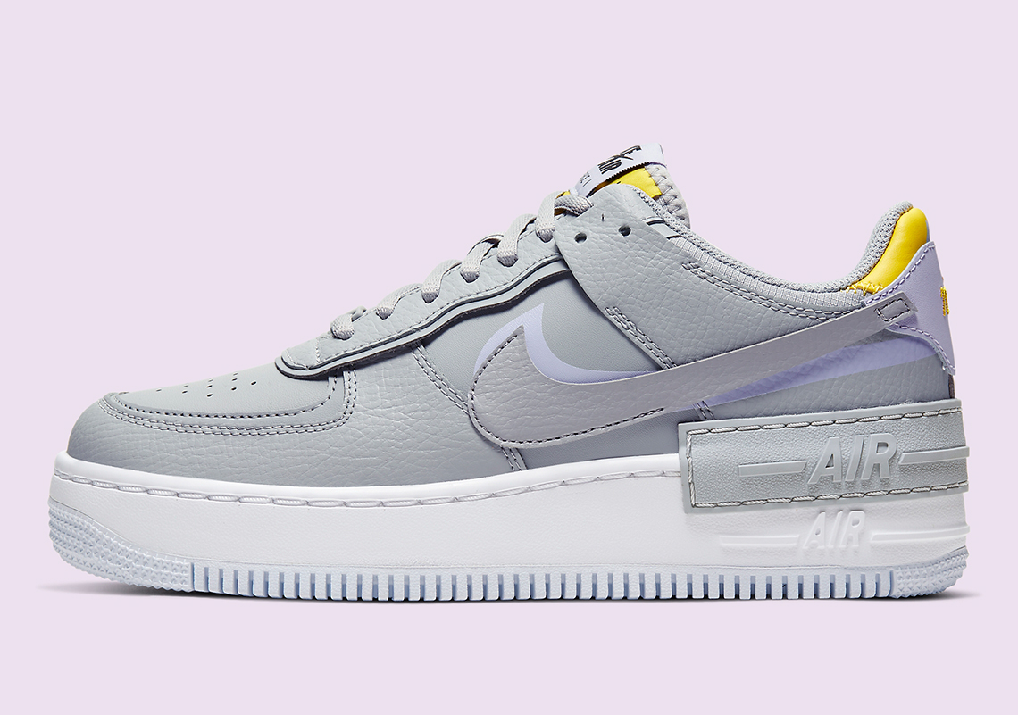 Nike Air Force 1 Shadow Ci0919 002 Grey Lavender 6