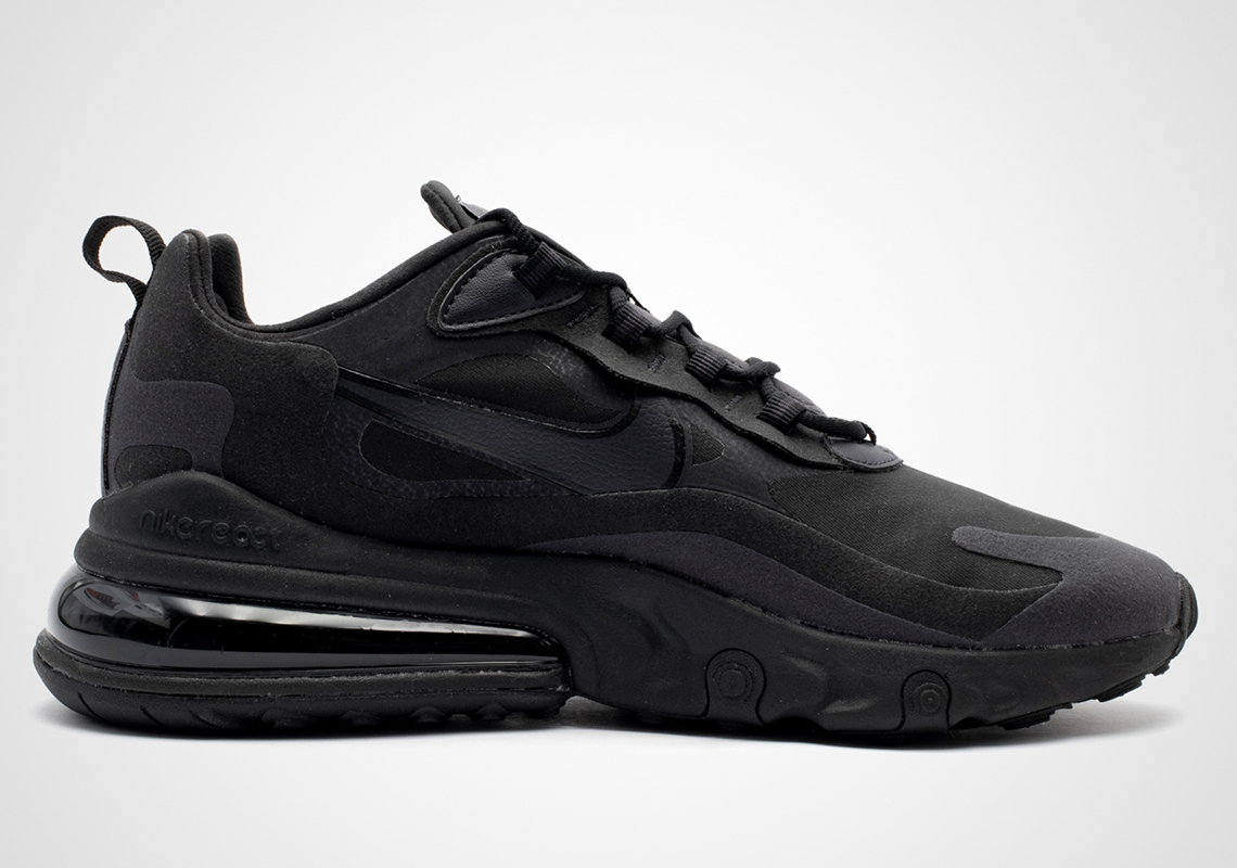 Nike Air Max 270 React Triple Black Ao4971 003 8