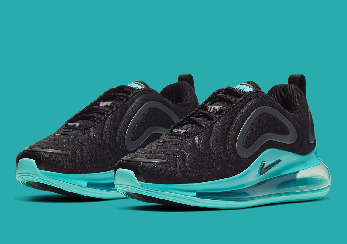 Nike Air Max 720 Black Turquoise Ar9293 010 3