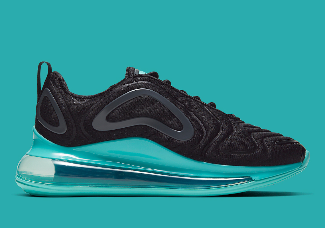 Nike Air Max 720 Black Turquoise Ar9293 010 6