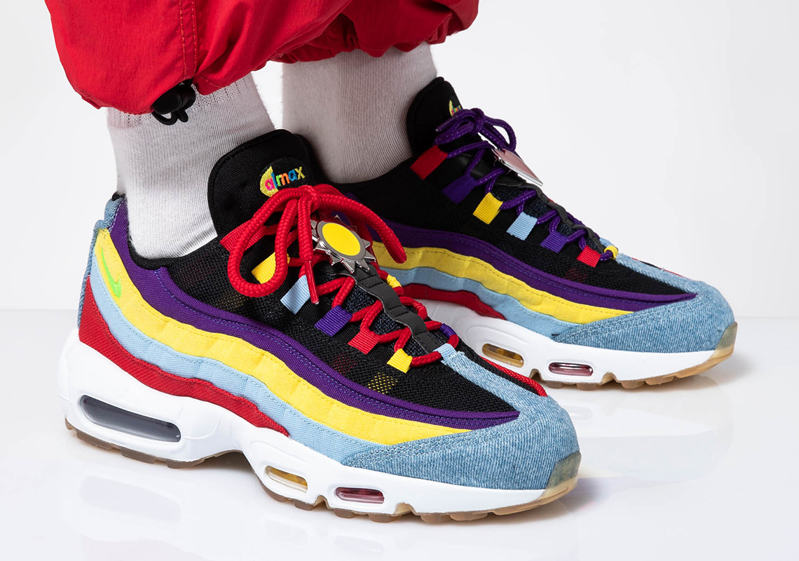 The Nike Air Max 95 SP "Multi-Color" Includes Giant Lace Locks